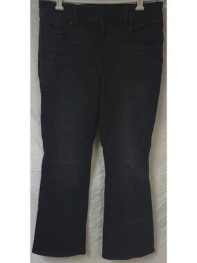 American Eagle Womens 12 Kick Boot Black Next Level Stretch Flare Jeans 34x31